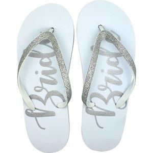 Brand New Sparkly Bride Flip Flops!